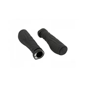 Author Rankenos AGR Ergo R20-E GripLock puños de bicicleta ergonómicos, 135 mm, negro