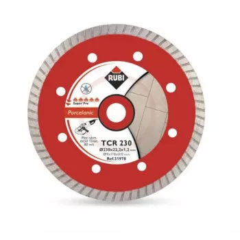 RUBI disco de corte diamantado TCR 125 SuperPro para gres porcelánico