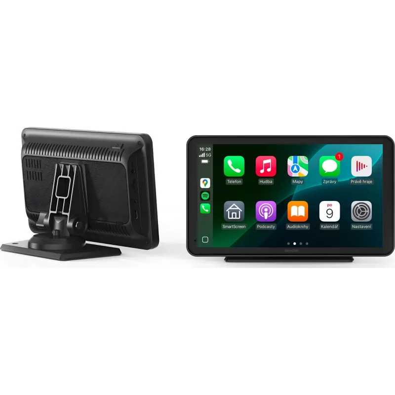 SENCOR SCT M760 BWT 7 pulgadas 2DIN CarPlay Android Auto Bluetooth Radio de coche con entrada de cámara de marcha atrás
