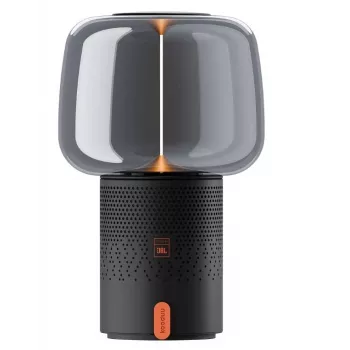 KOODUU Serena Play Lámpara LED portátil con altavoz Bluetooth gris