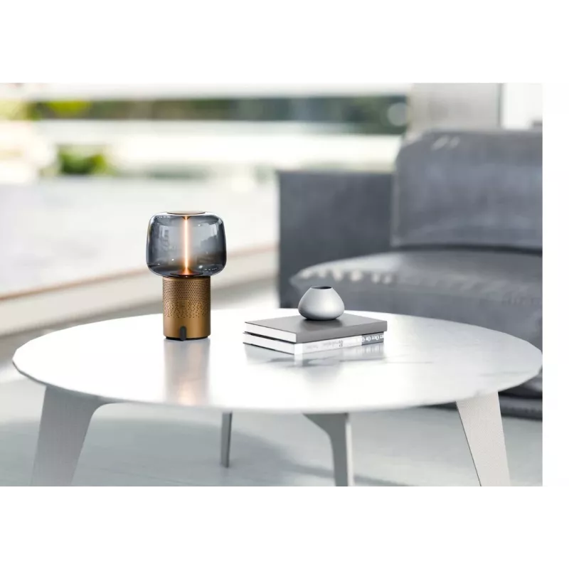 KOODUU Serena Play Lámpara LED portátil con altavoz Bluetooth gris