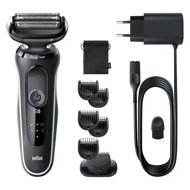 BRAUN maquinilla de afeitar Series 5 51-W1500s afeitadora en húmedo y en seco negra