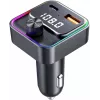 Transmisor FM Bluetooth SENCOR SWM 3000 con USB-A QC3.0, USB-C PD 3.0, reproducción MP3, manos libres, Siri y Google Assistant