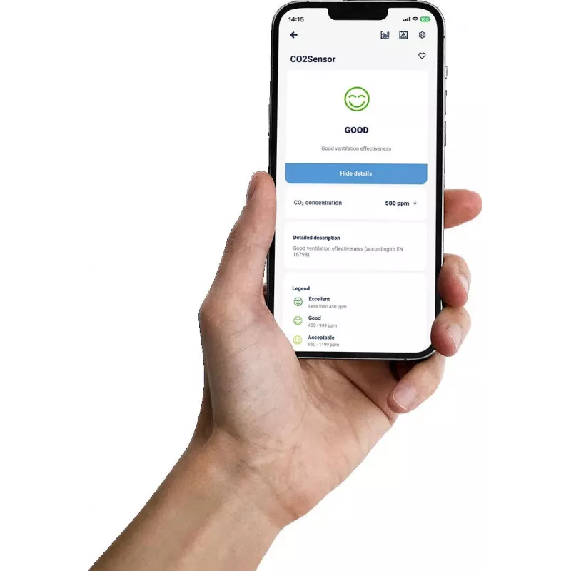 BleBox co2Sensor sensor de CO2