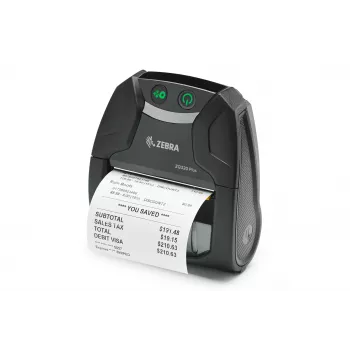 Zebra impresora DT ZQ320 Plus_ 802.11AC y BT 4.X sin sensor de etiquetas para uso en exteriores inglés