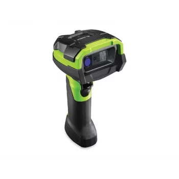 Zebra DS3608-XR: ROBUSTO, IMAGER DE ÁREA, ALCANCE EXTENDIDO (SE58), CON CABLE, PUNTERO LÁSER VERDE, VERDE INDUSTRIAL, MOTOR DE VIBRACIÓN