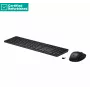 RENEW GOLD HP 655 Conjunto inalámbrico de teclado y ratón, resistente a salpicaduras - Negro - Inglés de EE. UU.