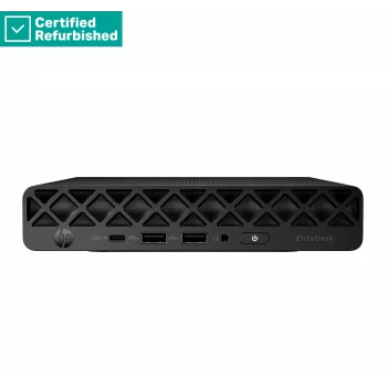 RENEW SILVER HP EliteDesk 8 G1i Mini - Ultra 9-285, 64GB, 1TB SSD, ratón USB, Win 11 Home, 1 año