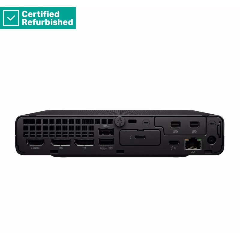 RENEW SILVER HP EliteDesk 8 G1i Mini - Ultra 9-285, 64GB, 1TB SSD, ratón USB, Win 11 Home, 1 año