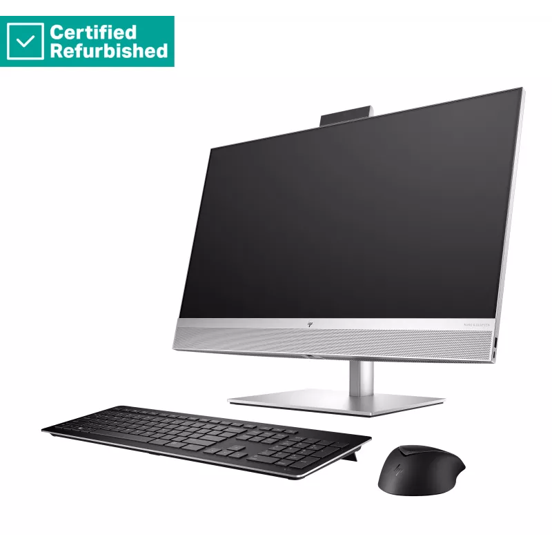 RENEW SILVER HP Elite 870 G9 AIO All-in-One 27 - i7-13700, 16GB, 1TB SSD, 27 inch QHD Touch AG, altura ajustable, sin ratón, DOS, 1 año