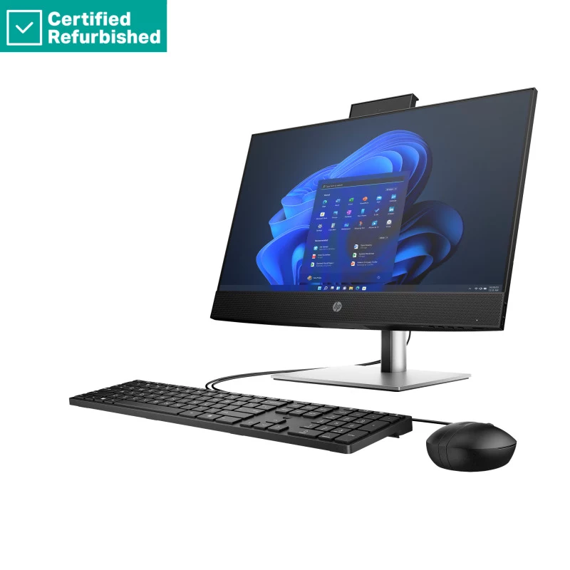 RENEW SILVER HP Pro 440 G9 AIO All-In-One - i5-13400, 8GB, 512GB SSD, 23,8 inch FHD Non-Touch AG, WiFi, altura ajustable, SIN CÁMARA, SIN ALTAVOCES, Win 11 Pro, 1 año
