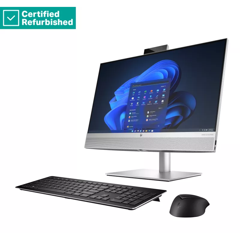 RENEW SILVER HP Elite 840 G9 AIO All-in-One 24 - i5-14500, 16GB, 512GB SSD, 23.8 inch FHD no táctil AG, FPR, altura ajustable, Win 11 Pro, 1 año (A0YY5EAR#ABD)