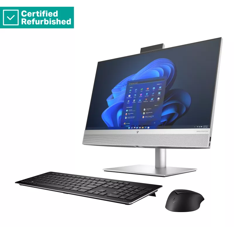 RENEW SILVER HP Elite 840 G9 AIO All-In-One 24 - i5-14500, 16GB, 512GB SSD, 23.8 inch FHD Non-Touch AG, altura ajustable, Win 11 Pro, 1 año (99A94ETR#ABE)