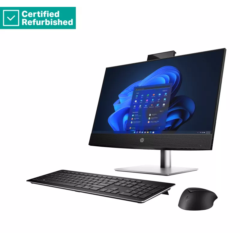 RENEW GOLD HP Pro 440 G9 AIO All-in-One 24 - i7-12700T, 16GB, 512GB SSD, Radeon RX 6300M 2GB, 23.8 FHD Non-Touch AG, DVD-RW, altura ajustable, Win 11 Pro, 1 año