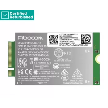 RENEW GOLD HP 4G LTE Módem m.2 WWAN Cat 16 L860-GL-16 Mobile Broadband Cellular (compatible con WWAN-fähigen EliteBook 630 640 645 660 830 840 860 1040 G11, x360 G11, ProBook 440 460 465 G11, ZBook Firefly Fury Power 14 16 G11 G11A)