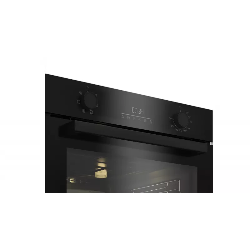 Horno BEKO BBIE17300B, clase energética A, ancho 60 cm, negro