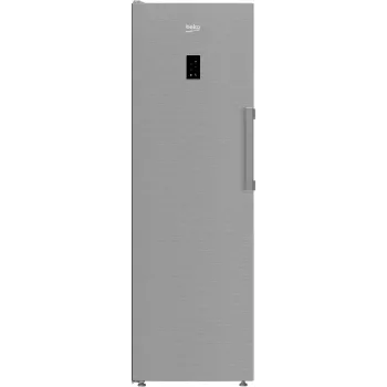 BEKO Congelador B3RMFNE314XB, clase de eficiencia energética E, 186,5 cm, 286L, color inox