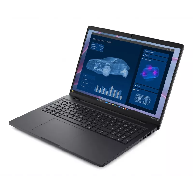 DELL Pro Max 16 MC16255 Copilot+ PC AMD Ryzen AI 5 PRO 340 Portátil 40,6 cm (16) Full HD+ 16 GB LPDDR5x-SDRAM 256 GB SSD Wi-Fi 7 (802.11be) Windows 11 Pro Negro Inglés