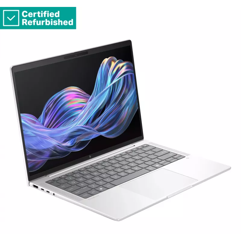 RENEW GOLD HP EliteBook X G1i AI 14 - Ultra 7-268V, 32GB, 512GB SSD, 14 WUXGA Privacy Touch, cámara IR de 5MP, compatible con WWAN, FPR, teclado retroiluminado nórdico, Glacier Silver, 68Wh, Win 11 Pro, 1 año