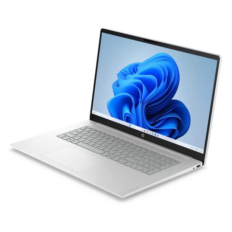 HP OmniBook 3 17-dp0007nnx - Ryzen 5 130, 24GB DDR5 1DM 4800, 512GB P, 17,3 inch FHD (1920x1080) Antiglare IPS 300 Nits, Glacier Silver DF+ - 1080p TNR, sin adaptador de CA de 45W, Win 11 Home, 1 año