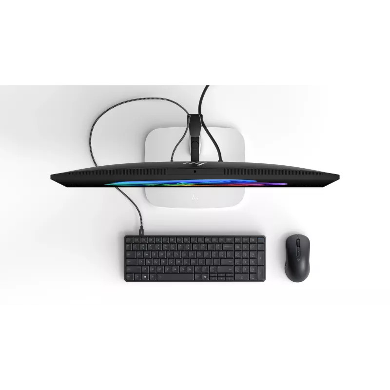 HP EliteBoard G1a AI - Ryzen 5 330, 16GB, 512GB SSD, WiFi y BT, FPR, teclado US con retroiluminación y resistencia a salpicaduras, ratón 675M, 32Wh, Win 11 Pro, 3 años