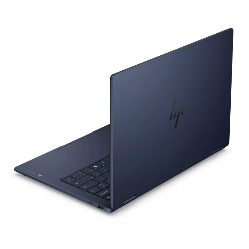 HP OmniBook X Flip x360 NG AI 14-kc0001nnx - Ryzen AI 7 450, 32GB LPDDR5X 8533 on-board, 1TB, Touch/14,0 inch 3K (2880x1800) OLED Brightview LBL, Atmospheric Blue - 5MP IR TNR, sin adaptador de CA de 65W, Win 11 Home, 1 año
