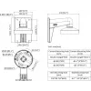 Hikvision DS-2200ZJ-WA-140 soporte de pared