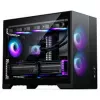 PHANTEKS XT M3 caja de PC, caja mini + ventilador D30 PWM Regular Airflow D-RGB, pack de 3, negro