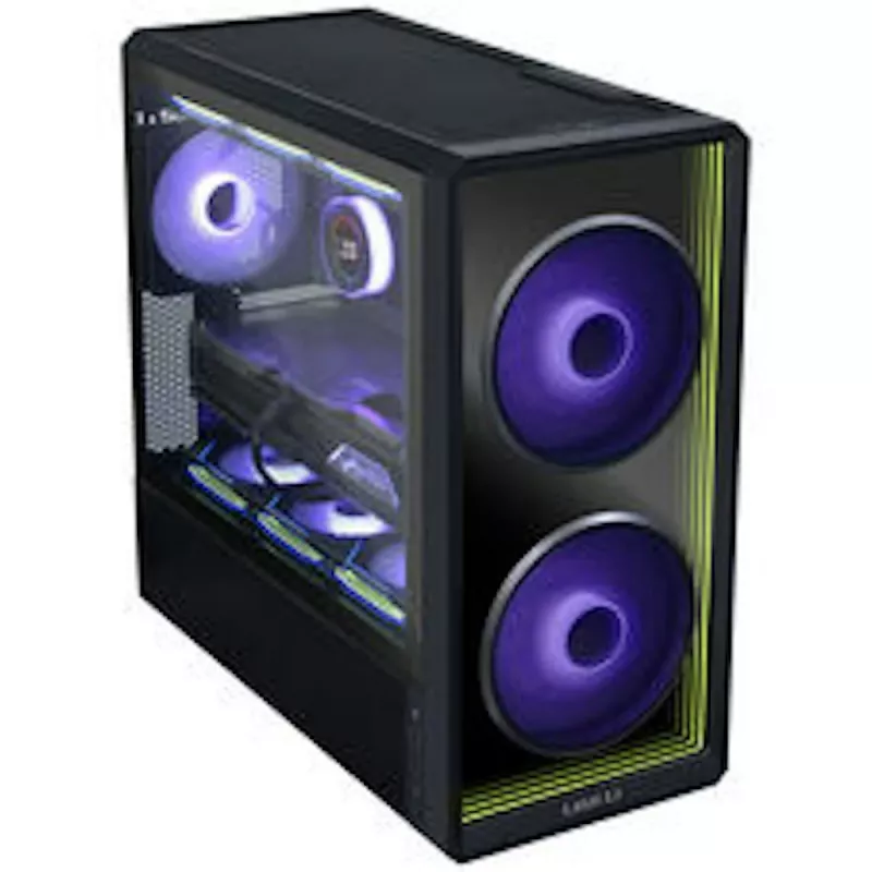 Lian Li LANCOOL 217 INF carcasa PC pack + HydroShift II LCD-S 360TL AIO + 3x ventilador UNI FAN SL-INF 120 Reverse Blade - negro