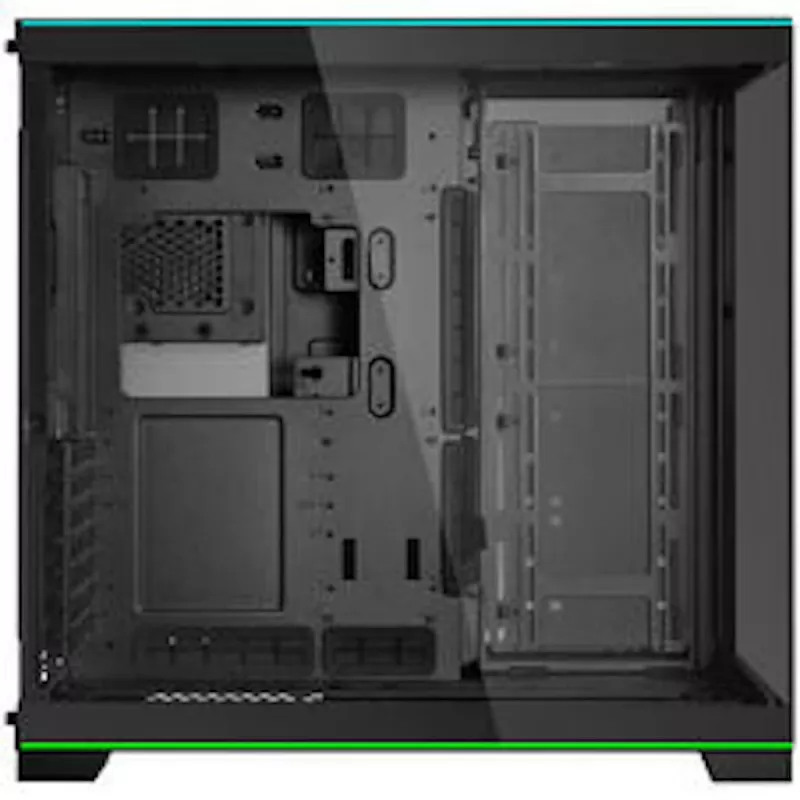 Lian Li O11D EVO RGB carcasa PC pack + HydroShift II LCD-S 360TL AiO + 6x ventilador UNI FAN SL-INF 120 Reverse Blade + UNI HUB SL-INF - negro