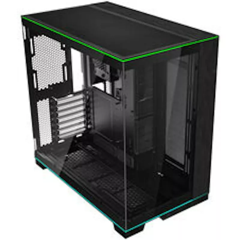 Lian Li O11D EVO RGB carcasa PC pack + HydroShift II LCD-S 360TL AiO + 6x ventilador UNI FAN SL-INF 120 Reverse Blade + UNI HUB SL-INF - negro