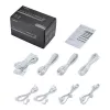 Phanteks Revolt 1200W Platinum Bundle, fuente de alimentación con kit de cables - blanco