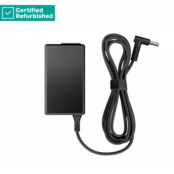 RENEW GOLD HP 65W Fuente de alimentación Smart AC Cargador para portátil conector macho hueco de 4,5 mm con adaptador de 7,4 mm / compatible con HP serie 200, ProBook serie 400/600, EliteBook serie 700/800