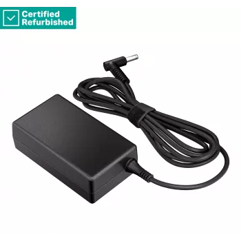 RENEW GOLD HP 65W Fuente de alimentación Smart AC Cargador para portátil conector macho hueco de 4,5 mm con adaptador de 7,4 mm / compatible con HP serie 200, ProBook serie 400/600, EliteBook serie 700/800