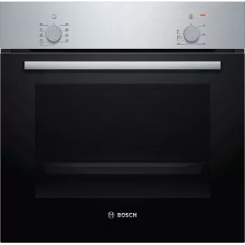 BOSCH Horno HBF010BR3S, ancho 60 cm, clase energética A, acero inoxidable