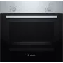 BOSCH Horno HBF010BR3S, ancho 60 cm, clase energética A, acero inoxidable