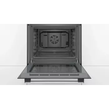 BOSCH Horno HBF010BR3S, ancho 60 cm, clase energética A, acero inoxidable