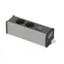 SCHNEIDER ELECTRIC UNICA SYSTEM+ MÓD.UNIDAD 2XSCHUKO+USB A/C ANTRACITA/GRIS