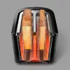 Philips Viva Collection Tostador HD2637/90 Tostador extrawide de 2 ranuras con calientabollos Negro/Envase dañado