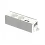 SCHNEIDER ELECTRIC UNICA SYSTEM+ MÓDULO 2XSCHUKO+USBA/C BLANCO/GRIS