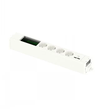 SCHNEIDER ELECTRIC UNICA SYSTEM+ MÓD.UNIT 4XSCH+USBA/C+DATA BLANCO