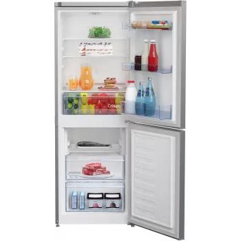 BEKO frigorífico RCSA240K40SN, clase de eficiencia energética E, altura 153cm, inox