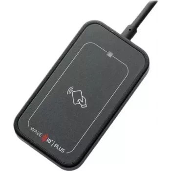 RF IDeas WaveID Plus con Mifare Secure Black Keystroking USB