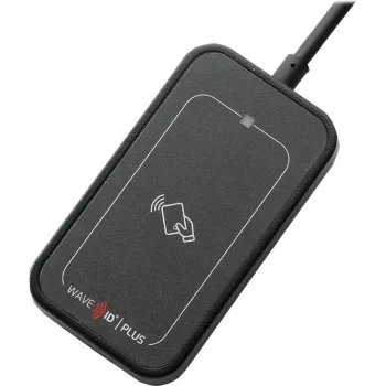 RF IDeas WAVE ID Plus Mini Keystroke iClass ID/SE/SEOS Lector USB negro