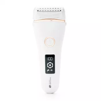 Rio SHLD-EU/1.2 Go Smooth maquinilla de afeitar eléctrica húmeda y seca para mujer, blanco