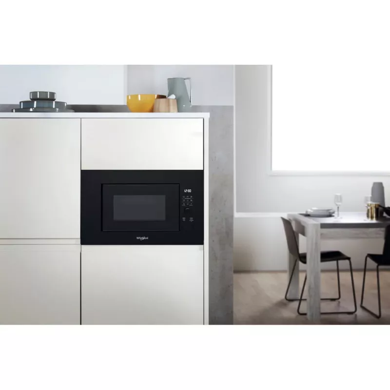 WHIRLPOOL microondas de encastre WMF200G NB, 20L, negro