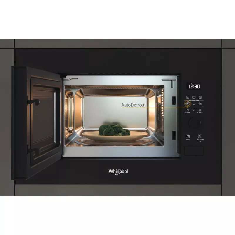 WHIRLPOOL microondas de encastre WMF200G NB, 20L, negro