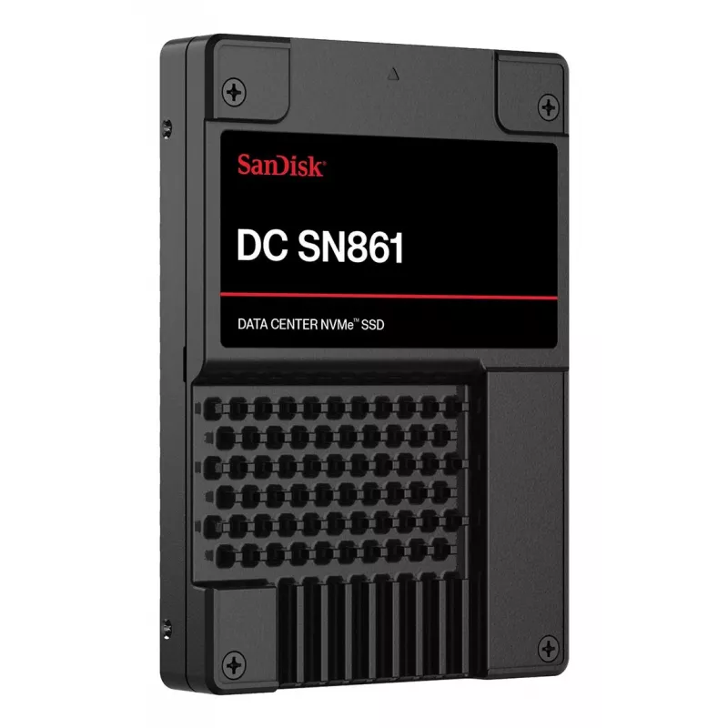 SSD|SANDISK|DC SN861|1920 GB|PCI Express 5.0|NVMe Ja|Velocidad de escritura 3600 MB/s|Velocidad de lectura 13700 MB/s|U.2|MTBF 2500000 h|WUS6BA119PSP9X30TS2525