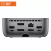 HP Thunderbolt 4 Ultra Dock - OPENBOX - G6 280W con cable combo - 5x USB-A, 2x USB-C, 1x USB-C Thunderbolt 4, 2x DisplayPort, 1x HDMI, 1x RJ-45, Meteor Silver, 3 años