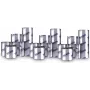 TSC 152mm x 450m 8300-PWX cera premium 6 rollos/caja - 450 m - 15,2 cm - negro - cera
